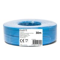 bobina cable de red ewent cat6a uutp lszh 30 m azul
