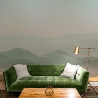 papel pintado panoramico misty mountains verde 340 x 250cm