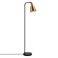 lampara de pie emek-4086 vintage negro metal 30x22x120 cm