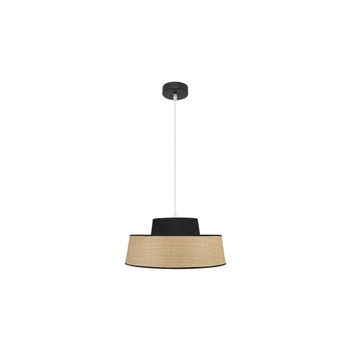 FABRILAMP Colgante 1xE27 modelo Jia Natural/negro Regulable