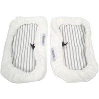 bissell 7399e lift-off steam mop replacement pads - pack of 2