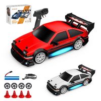 enoze 8603 8604 rtr 124 24g 4wd 30kmh drift coche rc tesla ae86 alta velocidad carreras luz led vehiculos de carreter