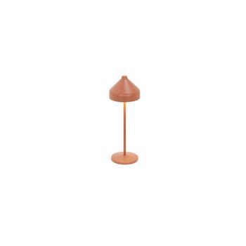 Lámpara De Mesa Led De Terracota Recargable Y Regulable Amelie Zafferano