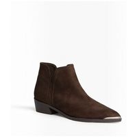 corina zapatos de tacon botin cowboy 6742 antelina para mujer