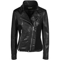 bikkembergs cazadora de cuero - para mujer