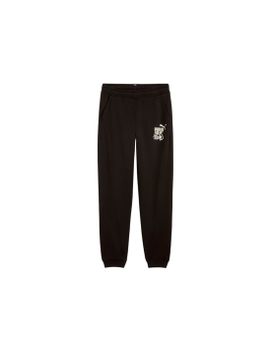 Pantalón Puma Essentials+ Mid 90S Sweatpants Fl Niño Negro