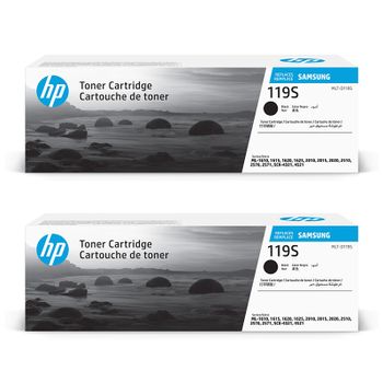 Original Multipack Samsung ML-1620 Printer Toner Cartridges (2 Pack) -MLT-D119S