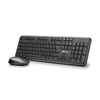 set teclado y raton ngs harmony inalambrico silencioso con 12 teclas multimedia color negro