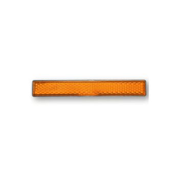 Reflector trasero 100x13mm autoadhesivo naranja