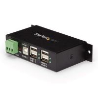 hub de interfaz startech st4200usbm 4 puertos usb 20 industrial metalico