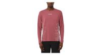 maillot de manga larga salomon sense aero graphic hombre rojo