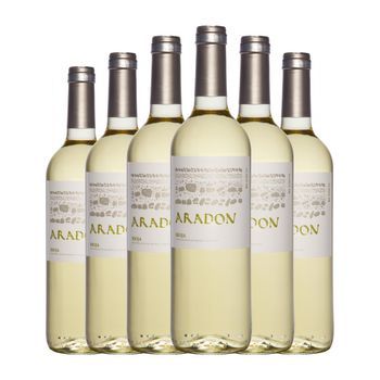 Aradón Vino Blanco Rioja Joven 75 Cl 13% Vol. (pack De 6 Unidades)