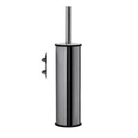 escobillero de pared lotus pulido capacidad 180 ml cristalacero aisi 304 - fijacion con tornillos incluida