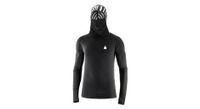 compressport 3d thermo chaqueta con capucha ironman dazzle negra
