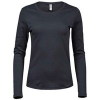 tee jays camiseta manga larga interlock para mujer