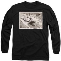 star trek camiseta manga larga enterprise para mujer