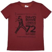 david bowie camiseta manga larga rainbow theatre para mujer