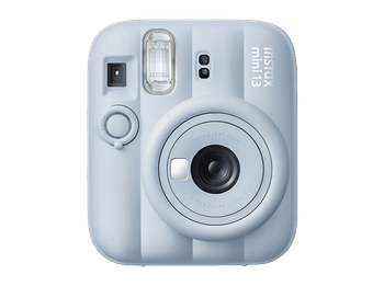 Cámara instantánea - Fujifilm Instax Mini 13, 86 mm x 54 mm, Flash Automático, Espejo para selfie, Azul helado
