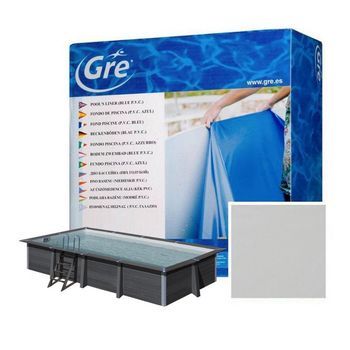 Gre - Liner Para Piscina De Composite Rectangular 326x186x96 Cm Gris 60/100