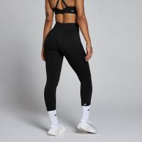 mallas sin costuras de cintura media tempo para mujer de mp - negro - m