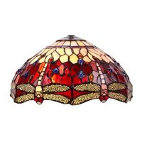 pantalla tiffany suelta serie belle rouge d-40cm