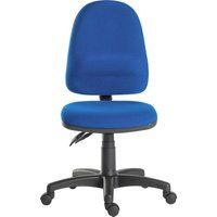 teknik 2900bl ergo fabric tilting operator chair - blue blue