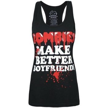 Goodie Two Sleeves Camiseta tirantes Zombies Make Better Boyfriends para mujer