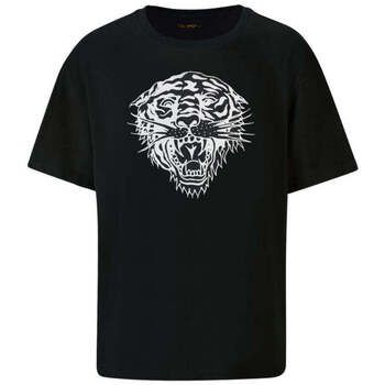 Ed Hardy Camiseta Tiger Glow T-Shirt Black para hombre