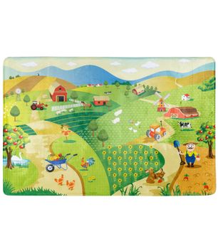 Granja - Alfombra infantil de 110x170 - Lavable
