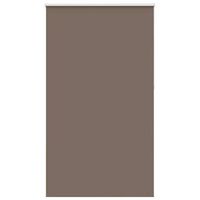 estor enrollable opaco color cafe 130x210cm tela ancho 1266cm