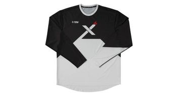 Maillot de manga larga g form pro x4 negro blanco