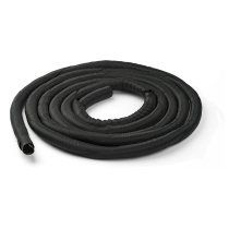 StarTech.com Funda de 4,6 m para GestiÃ³n de Cables - Cubierta Flexible Rizada para Cables - Manga Expandible con DiÃ¡metro de 2,5 a 3,7cm - Gestor Protector de PoliÃ©ster para Cableado - Organizador de Cableado - Negro