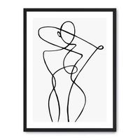 cuadro woman line art vi