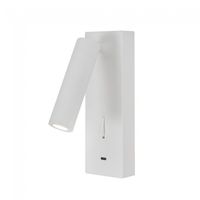 aplique lector led con interruptor tarifa iii 3w