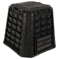 compostador de jardin negro 91 x 91 x 83 cm 100 pp vidaxl
