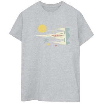 Disney Camiseta manga larga The Mandalorian para mujer