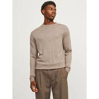 jack  jones jersey 12216817 merino crew-greige para hombre