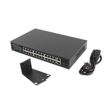 Switch Lanberg RSGE-24P-2GE-2S-360 24 Puertos RJ-45 Ethernet No Administrado