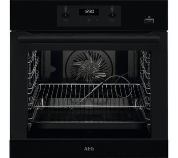 AEG SteamBake BES356010B Electric Steam Oven - Black, Black