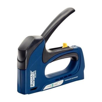 Grapadora Manual De Aluminio Dual Rápida Alu940