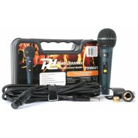 microfono power dynamics pdm661 xlr cardioide con filtro antipop y soporte