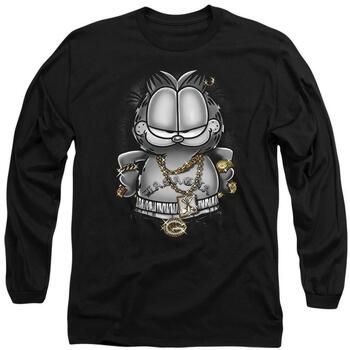 Garfield Camiseta manga larga Lasagna For Life para hombre