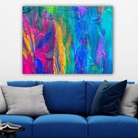 pintura decorativa lienzo 17043218970100 multicolor 70x100 cm