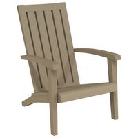 silla de jardin  silla de exterior  sillon adirondack polipropileno marron claro