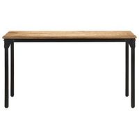 mesa de comedor  mesa de cocina madera de mango rugosa 140x70x76 cm