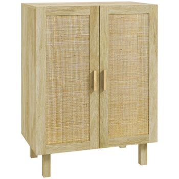 Armario de salón 73x41x102 cm madera natural