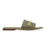 carmela para mujer 16328802-kaki sandalias 163288 verde 37 tela plano ninguno casual