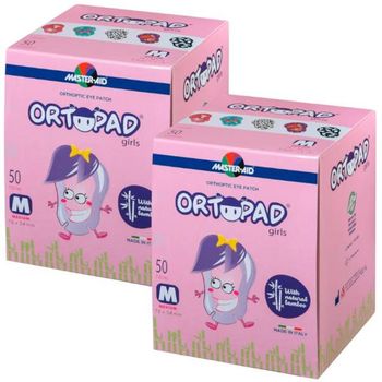 Master Aid Ortopad Parche Ocular Girls Medium 2x50 uds