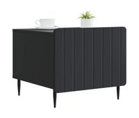 mesa de cafe - mesa de centro - mesa baja negro 49 x 50 x 42 cm madera de ingenieria