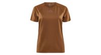 camiseta de manga corta para mujer craft pro trail marron
